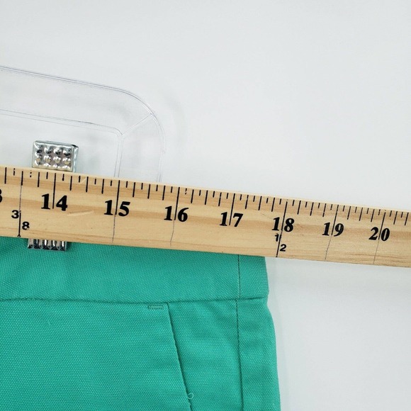 Banana republic turquoise hampton chino Shorts womens 14 pockets 4" inseam - Picture 6 of 10
